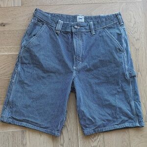 Lee Blue and White Striped Cargo Shorts - NWOT